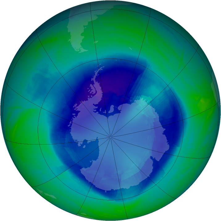 Ozone Map 2008-08-31